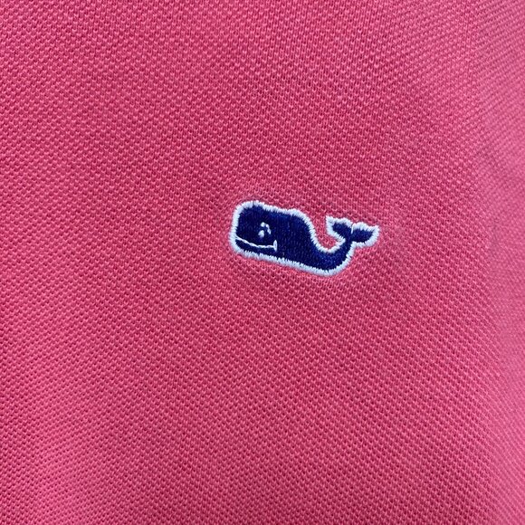 Vineyard Vines Mens Size XXL Golf Classic Short Sleeve Cotton Polo Shirt in Pink - Picture 9 of 16
